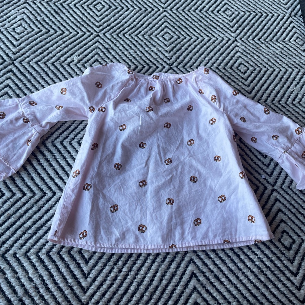 J Crew pretzel shirt for girls